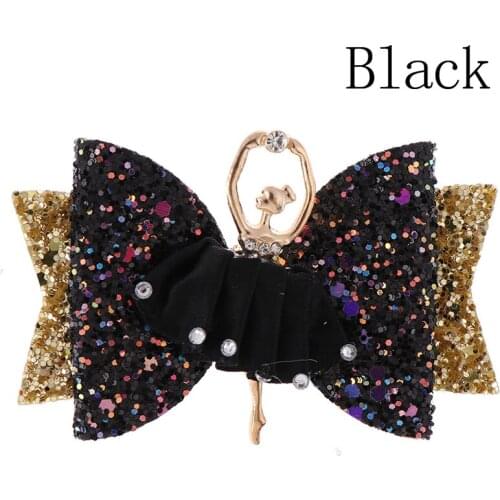 1Pc glitter bow sparkly hair clip for girls hairpin barrettes hair accessories