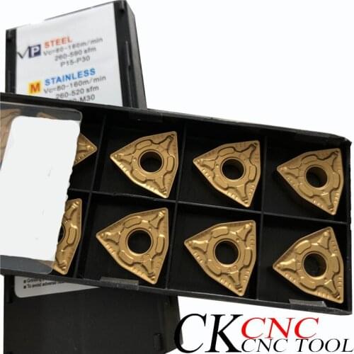 10pcs WNMG080408-CM LF9011 WNMG432 CNC lathe Carbide insert for Steel stainless steel cast iron