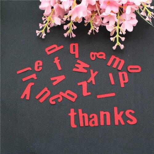 26 letters DIY Scrapbooking Photo Album Paper Card Craft Cute Embossing Metal Cutting Dies Stencils Scrapbooking die cut