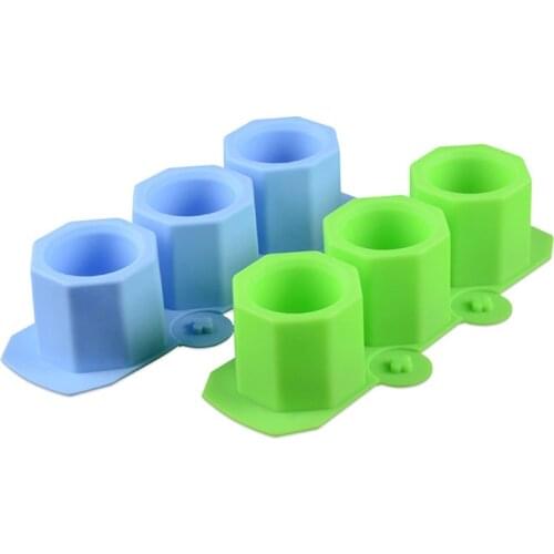 3D DIY Clay Craft Flower Pot Mold Silicone Ceramic Plaster Vase Mould Concrete Planter Cactus Cement Silicone Mold