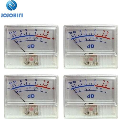 4pcs P-55 VU Meter High-precision Head Audio DB Level Meter Amplifier amplifier DAC Pre-stage Power Sound Pressure Meter