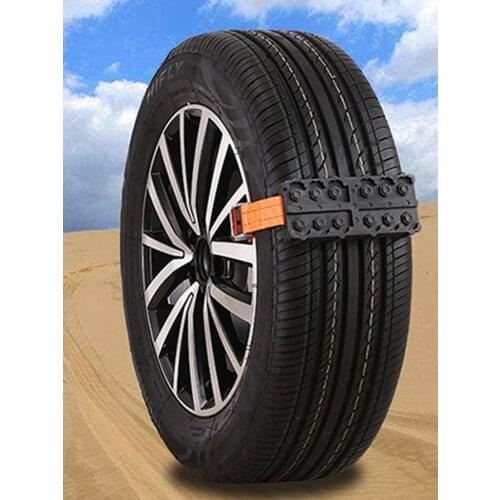 Automobile Rubber Skid Protective Chain Widely Used Tire Block Snow Chain Durable Anti-Skid Car Tire Traction Blocks Straps