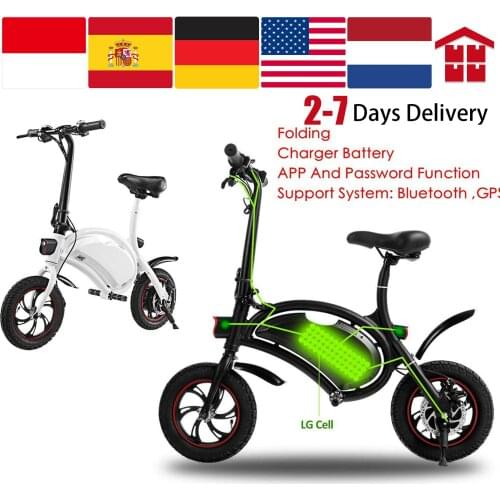 【No Tariff】US Stock Electric Bike Portable Folding e bike Mens Womens outdoor city bicycle Lithium battery 36V 6AH