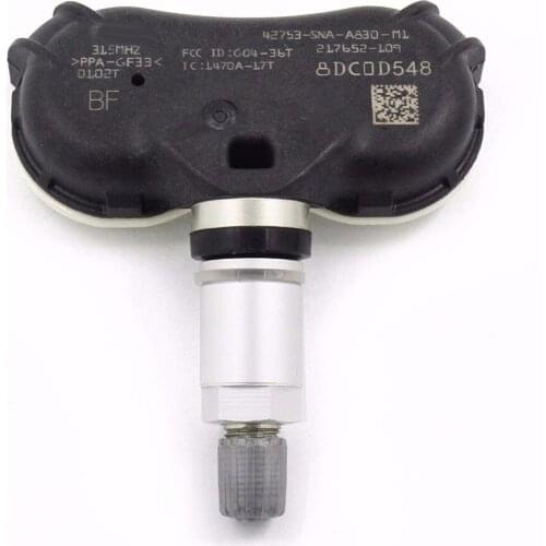 42753-SNA-A83 TPMS TIRE PRESSURE SENSOR For Acura CSX HONDA CR-Z FIT Element Odyssey