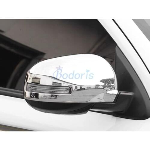 For Mitsubishi ASX 2016 2017 2018 2019 Side Mirror Cover Door Rearview Overlay Cap Garnish Moulding Ring Chrome Auto Accessories