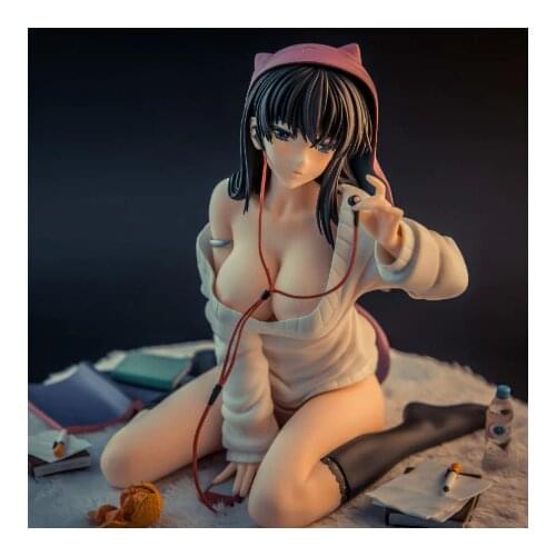 24cm Japanese Anime Sexy Girl Figure SkyTube Hot Milk Illustrated by Aruchu Kizuki PVC Action Figure Model Toys Gift