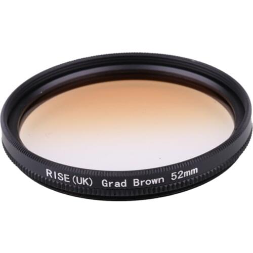 Camera Filter 52mm Gradual Brown Color lens Filter for Nikon D3100 D3200 D5100 SLR Camera lens