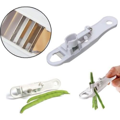 French Peeler Bean Slicer Cutter Shredder Runner Green Remover Stringer