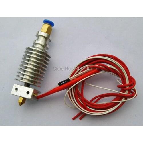 3D Printer J-head Hotend for 1.75mm/3.0mm Bowden Extruder 0.2mm/0.3mm/0.4mm Nozzle Optional