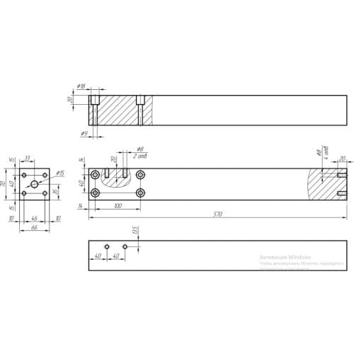 Ceramic arm for Sodick Sodik A530