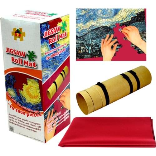 Adult jigsaw puzzle roll mat, 500 piece, 1000 piece puzzle, portable accessories 60cm*90cm