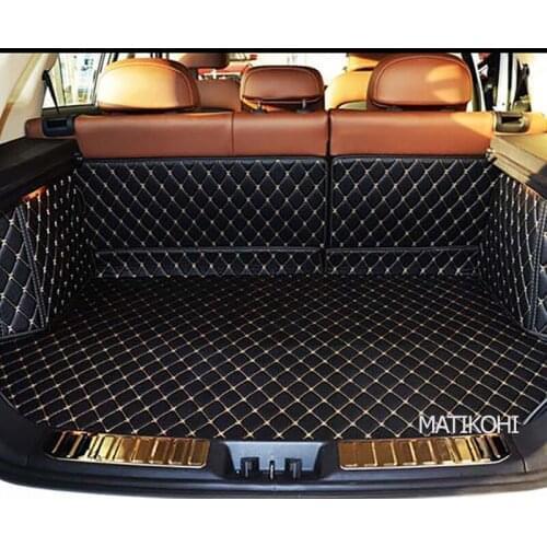 MATIKOHI leather car trunk mats for LINCOLN MKC 2013-2016 2017-2020 years cargo liner accessories interior boot