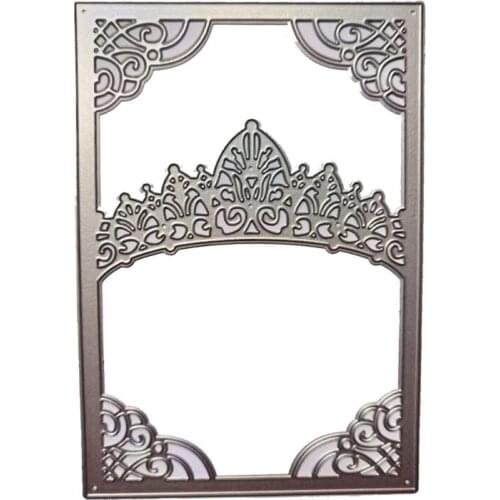 Crown Cover Metal Cutting Dies Stencil Scrapbooking DIY Album Stamp Paper Card