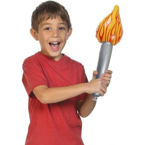 Inflatable Torch Toys Are Suitable For Childrens Stage Games Performance Props Accessor Outdoor Balloon Kid Gift Party Supplies