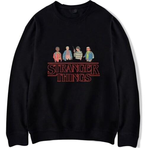 New Stranger Things hoodies Men Women Cotton Funny Stranger Things print Clothing Capless Sweatshirts