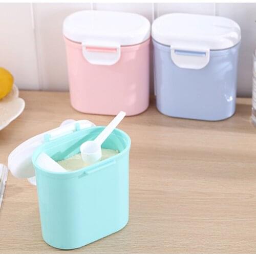 New Baby Milk Powder Portable Baby Food Storage Box Milk Powder Box Baby Mini Milk Powder Toddle Snacks Container