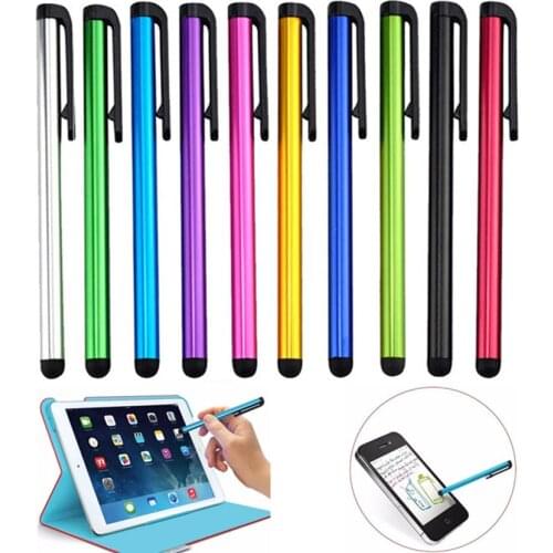 Wholesale 100pcs/lot Capacitive Touch Screen Stylus Pen for iPhone 8 7 6 iPad iPod Suit for Universal Smart Phone Tablet PC