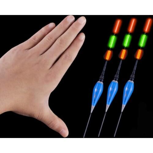 Flat Water Carp Crucian Night Fishing Float LED Electric Float Light Fishing Tackle Luminous Electronic Float + CR425 Battery