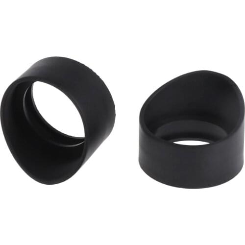 2Pcs 34mm Diameter Rubber Eyepiece Cover Guards for Stereo Microscope Telescope