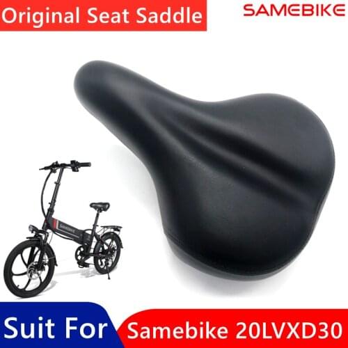 Original Seat Saddle For Samebike 20LVXD30 Unisex Bicycle Thicken Soft Dual Spring Cycle Shockproof Seat Cushion Accessories