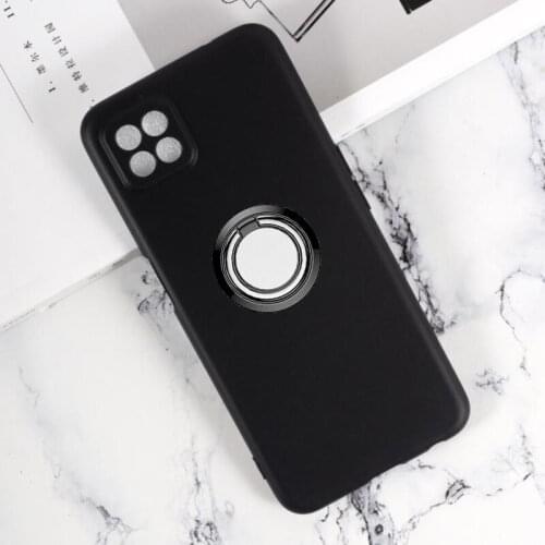 For Oppo A72 A73 5G PDYM20 CPH2161 Back Ring Holder Bracket Phone Case Cover Phone TPU Soft Silicone
