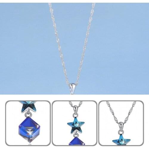 Decorative Stylish All Match Star Pendant Necklace Women Women Necklace Star Pendant for Wedding