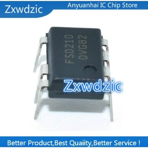 Zxwdzic 10pcs new original FSD210 DIP-7 Power chip