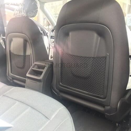 For Audi A4L/Q5 2009-2020 Seat Rear Back Seat Storage Rear Backrest Net Pocket Storage Net Storage 1PC