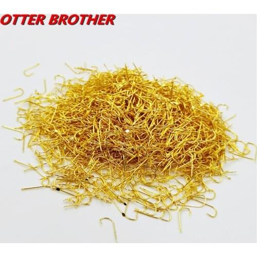 100Pcs/lot 1#-8# Series Barbed carp Fishing Hooks High Carbon Steel Gold FishHook Holder Fishing Bait In Fly Worm Set Pesca