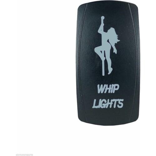 12V 20A sexy girl Rocker Switch WHIP LIGHTS Laser ON/OFF Car Jeepp UTV RV camper