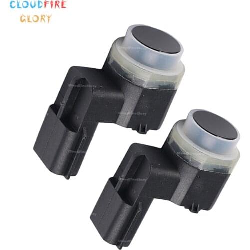 CloudFireGlory 2Pcs Front Bumper Grille Parking Sensor 28438-4BA5C For Infiniti Q50 Q60 QX60 QX80 For Nissan Titan 2016-2021