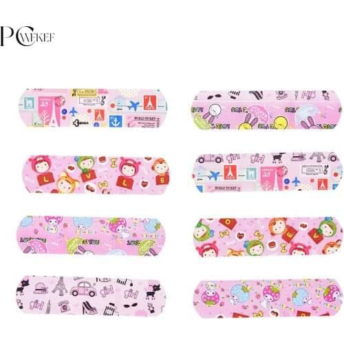 50/120PCs Waterproof Breathable Band Aid Plasters Child Adults Kids Wound Stickers Cartoon First Aid Adhesive Bandages
