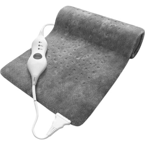 Promotion! Extra Large Electric Heating Pad for Back Pain and Cramps Relief 12X24 Inch -Soft Heat for Moist & Dry Therapy