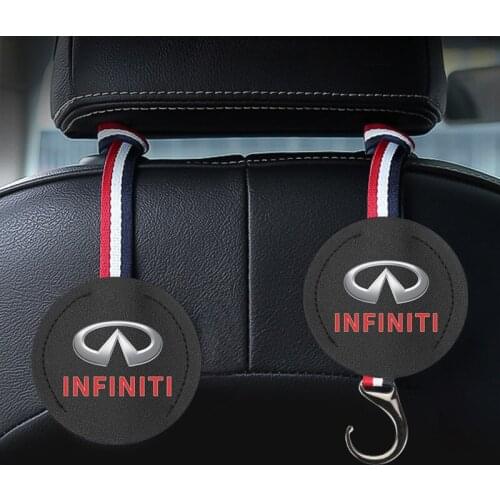 Car Hook Auto Headrest Hanger Bag Holder for Infiniti FX35 Q50 Q30 ESQ QX50 QX60 QX70 EX JX35 G35 G37 EX3
