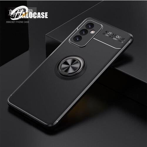 For Samsung Galaxy A12 A42 Case Shockproof Stand Holder Car Ring Silicone Bumper Phone Case for Galaxy A32 A52 A72 A82 Cover