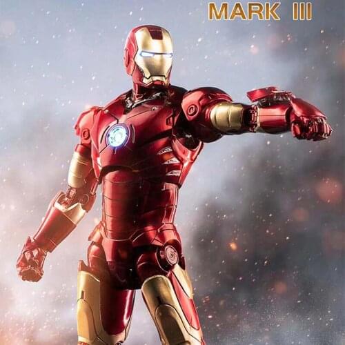 Marvel Iron Man Mark III MK 3 7" Action Figure Collectible Model Toy