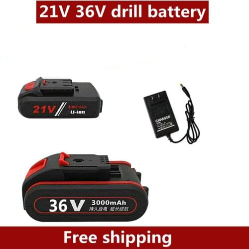 2021New 21v31v3000mah electric tool general rechargeable lithium battery electric screw driver electric drill lithium ion batter