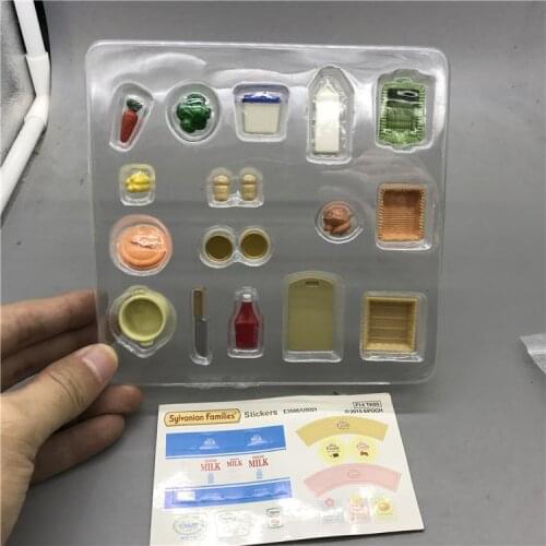 Geniune Sylvanian Doll Families Dollhouse Animal Figures furniture set clothes house food without package