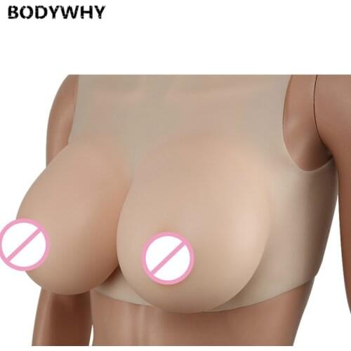 Artificial Silicone Breast Form Fake Boobs False Breast for Crossdresser Transgender Shemale Drag-Queen Enhancer Cosplay
