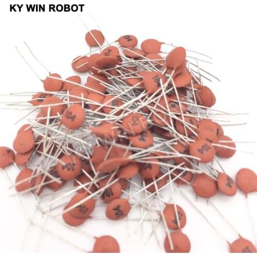 100PCS Ceramic capacitor 50V 104 100nF 0.1uf