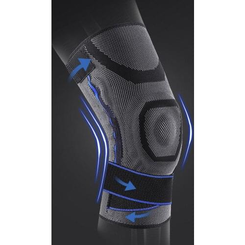 1 Pc Knee Pads Compression Knee Braces For Arthritis Breathable Joint Protect Support Pain Relief Gym Sport Fitness Equipment