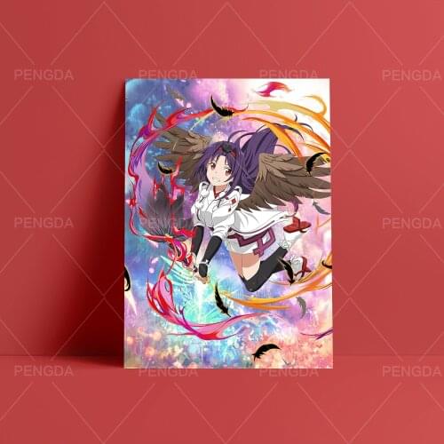Wall Art Canvas Print Poster Sword Realm Painting Picture Anime Japan Sky Colorful Home Decor Living Room Modern Artwork Modular