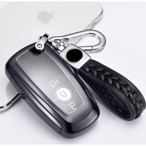2020 TPU Car Key Cover for ford Case Protection For Ford Fusion Mondeo 2018 Mustang 3Button Smart Remote Full Key Ring Cover