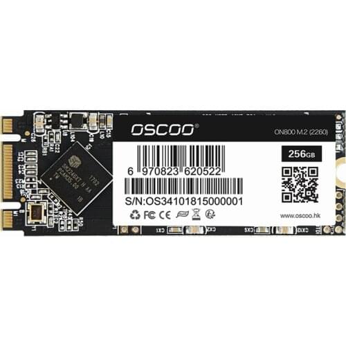 OSCOO 128GB 256GB 512GB M.2 Internal 2260 NGFF M2 SSD Hard Drive With 2D MLC Flash Memory