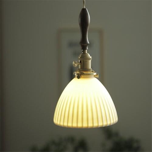 Japanese Style Modern Pendant Lights Fixtures Dining Living Room Colourful Nordic Ceramics Hanging Lamp Lamparas Vintage
