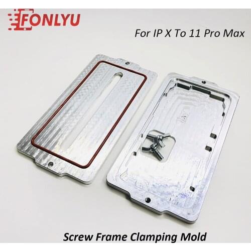 Dedicated Frame Clamping Mold For iPhone 11/11 pro/11 pro max Glass Screen Frame Position Mould Glue Holding Laminating Mould