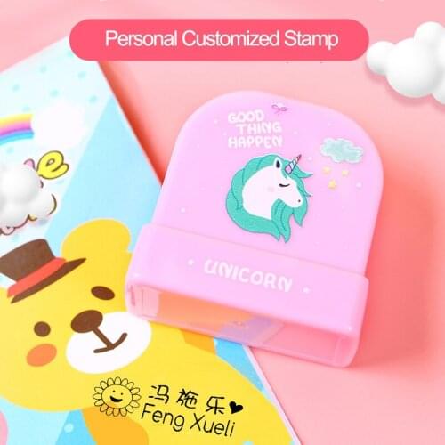 Customized Baby Name Stamp DIY for Children Name Seal Student Clothes Chapter Not Easy To Fade Security Name Stamp Waterproof