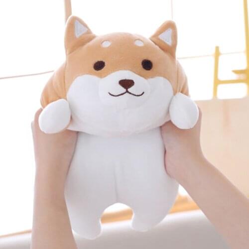 Cute Kawaii Doge Shiba Inu Dog Japanese Doll Toy Plush Cosplay Corgi Akita Pillow Cushion Plush Xmas Gift Stuffed Toy Gifts 40CM