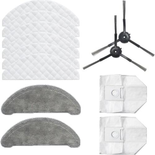 Replaceable Side Brush Accessories for ROIDMI EVE Plus Robot Vacuum Cleaner Parts Sweeper Cleaning Cloth Dust Bag