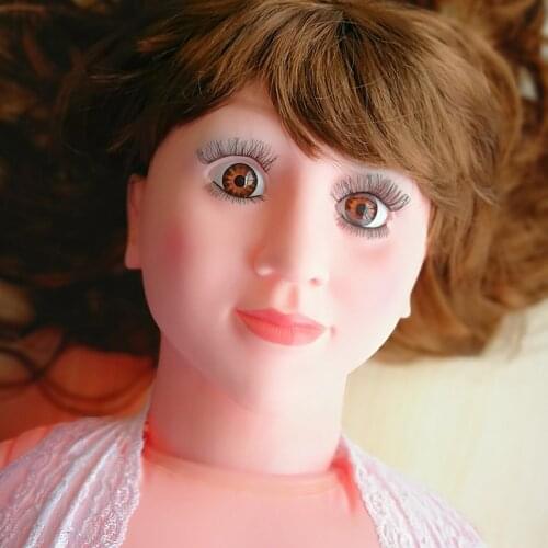 Hair Sex Dolls Accessories Wig Cute Curly Sexy Straight Blonde 4 Colors Brown Gold Black Length 45cm Resin Pretty Beautiful Sexi